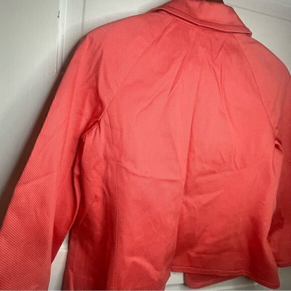 Talbots Cotton Blend Jacket 3/4 Length Sleeve Size 8 - Picture 7 of 11